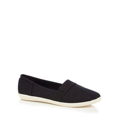 Black 'Chatam' slip-on shoes